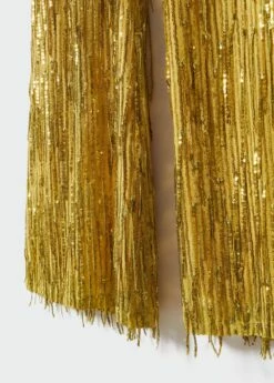 Pantalon Franges Métallisées -New Trendy Shop 57010722 36 D8