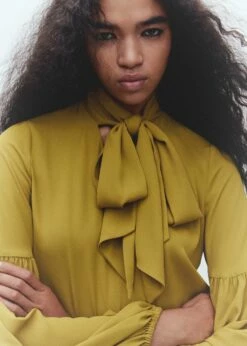 Blouse Lavallière Manches Bouffantes 19 Blouse Lavallière Manches Bouffantes -New Trendy Shop 57010726 36 D6