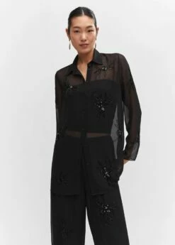 Pantalon Détails Perlés -New Trendy Shop 57010731 99 D1