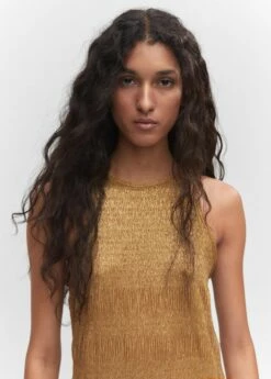 Robe Lurex Emmanchures Américaines -New Trendy Shop 57010753 CO D1