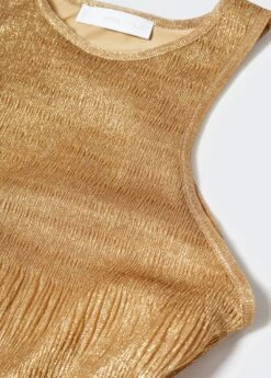 Robe Lurex Emmanchures Américaines -New Trendy Shop 57010753 CO D8