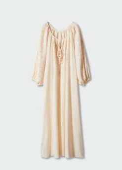 Robe Brodée Manches Bouffantes -New Trendy Shop 57012005 05 B