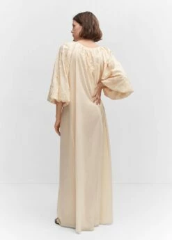 Robe Brodée Manches Bouffantes -New Trendy Shop 57012005 05 R