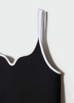 Top Bretelles Contrastantes -New Trendy Shop 57012884 99 D8