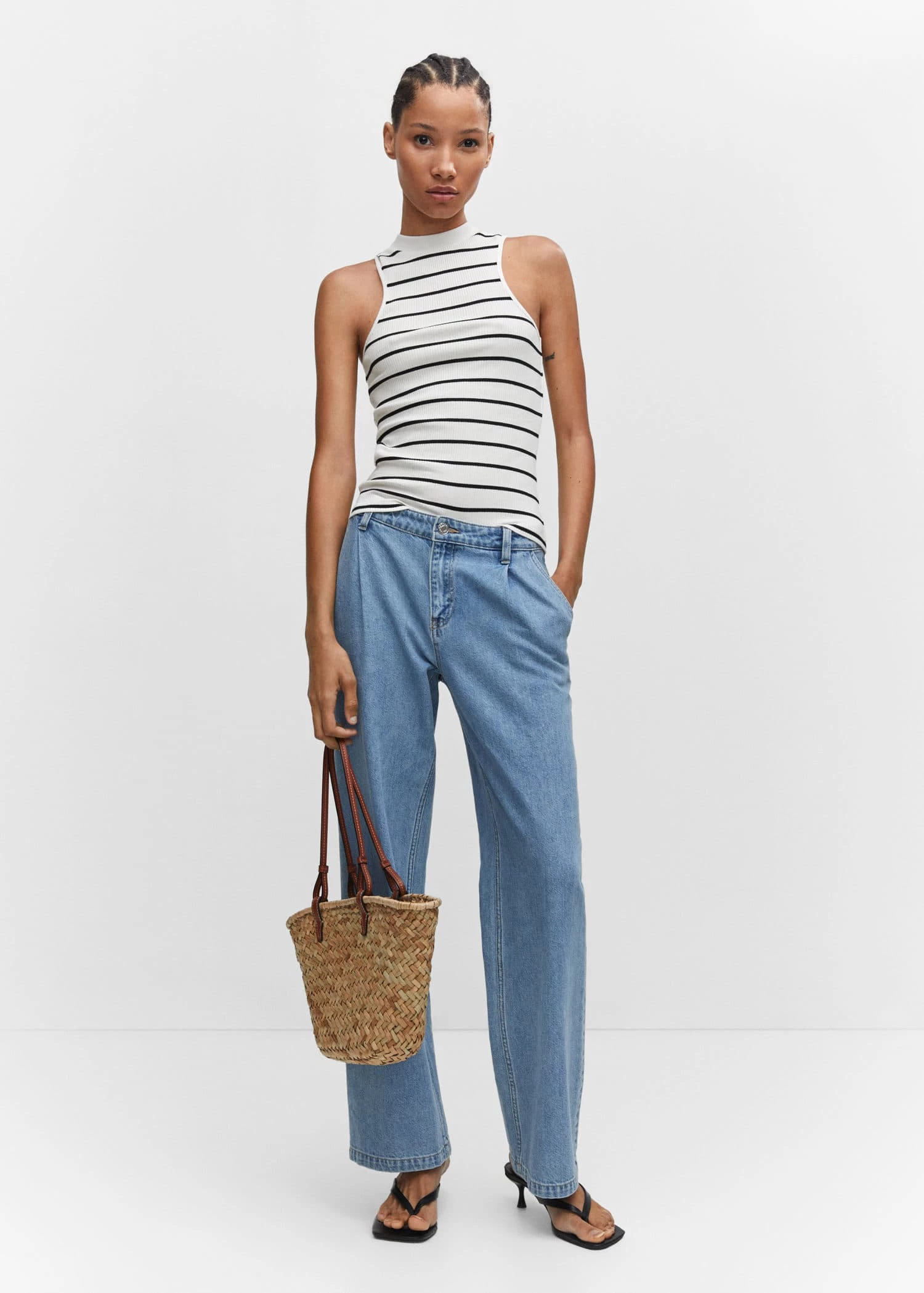 Top Rayures Col Montant 2 Top Rayures Col Montant – Image 2