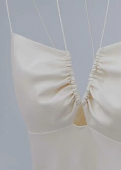 Robe Satinée à Bretelles Croisées -New Trendy Shop 57013277 05 D8