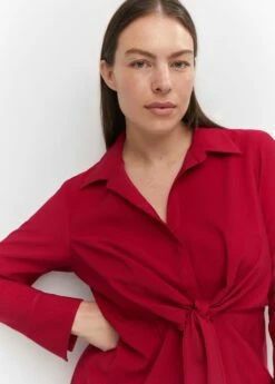 Robe Chemise Détail Nœud 14 Robe Chemise Détail Nœud -New Trendy Shop 57013802 70 D4