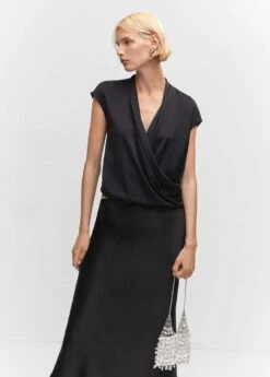 Blouse Croisée Sans Manches -New Trendy Shop 57013812 99