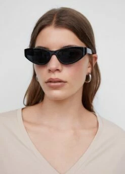 T-shirt Coton Col En V -New Trendy Shop 57014404 08 D1