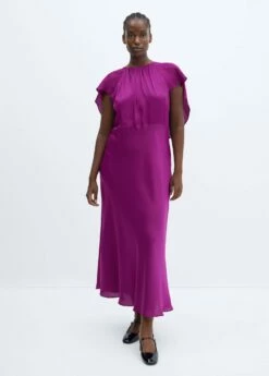 Robe Satinée à Détails Sur Le Dos -New Trendy Shop 57014436 65 D3