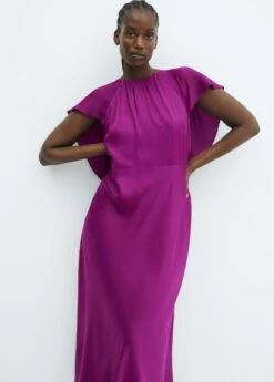 Robe Satinée à Détails Sur Le Dos -New Trendy Shop 57014436 65 D5