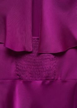 Robe Satinée à Détails Sur Le Dos -New Trendy Shop 57014436 65 D8