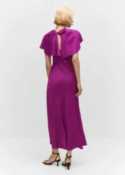 Robe Satinée à Détails Sur Le Dos -New Trendy Shop 57014436 65 R