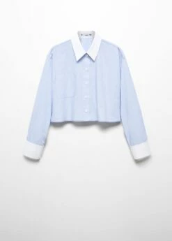 Chemise Crop Rayures 15 Chemise Crop Rayures -New Trendy Shop 57014776 50 B