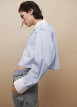 Chemise Crop Rayures 13 Chemise Crop Rayures -New Trendy Shop 57014776 50 D7