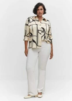 Chemise à Imprimé Géométrique -New Trendy Shop 57015792 99 D3