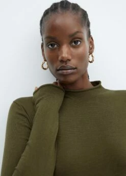 Robe Maille Ouverture Latérale -New Trendy Shop 57015796 37 D4