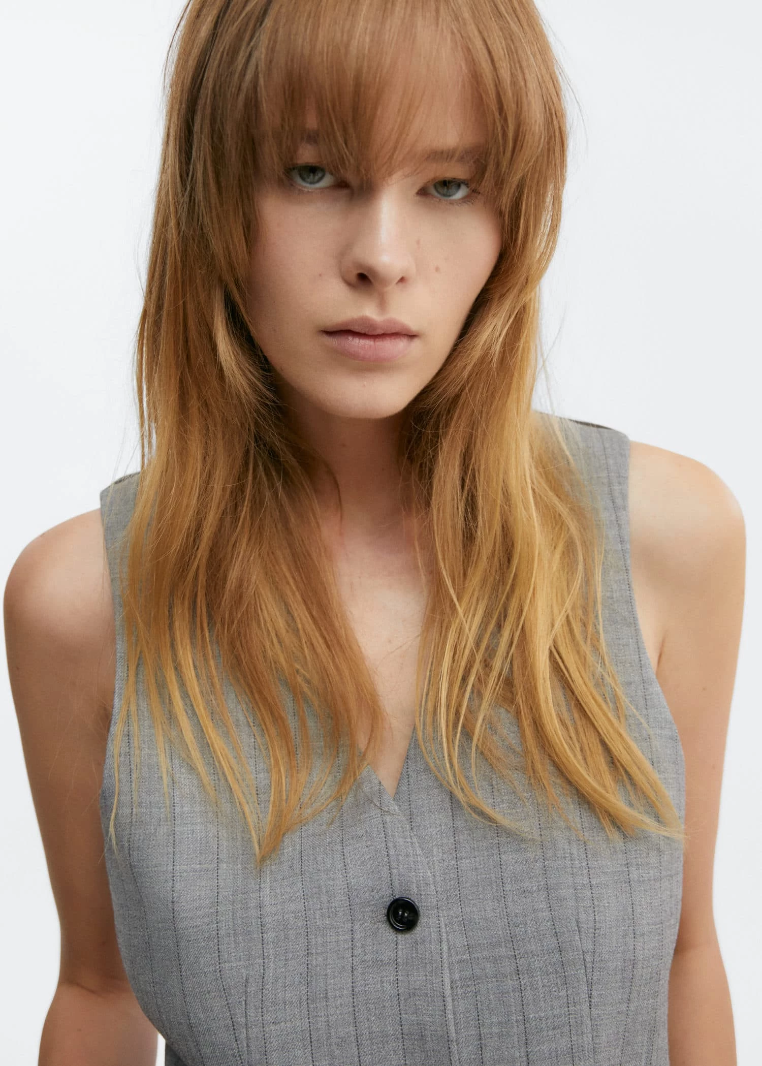 Gilet De Costume à Fines Rayures 3 Gilet De Costume à Fines Rayures – Image 3