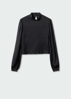 Blouse Froncée Satinée 11 Blouse Froncée Satinée -New Trendy Shop 57017115 99 B