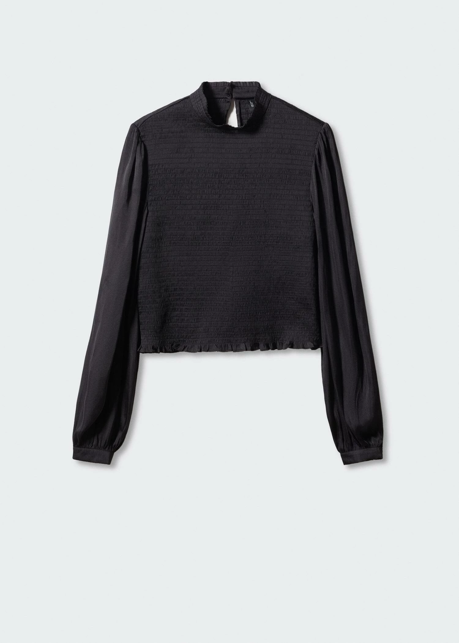 Blouse Froncée Satinée 6 Blouse Froncée Satinée – Image 6