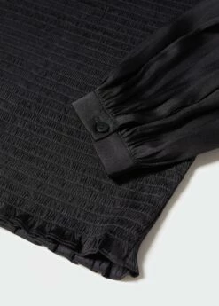 Blouse Froncée Satinée 10 Blouse Froncée Satinée -New Trendy Shop 57017115 99 D8