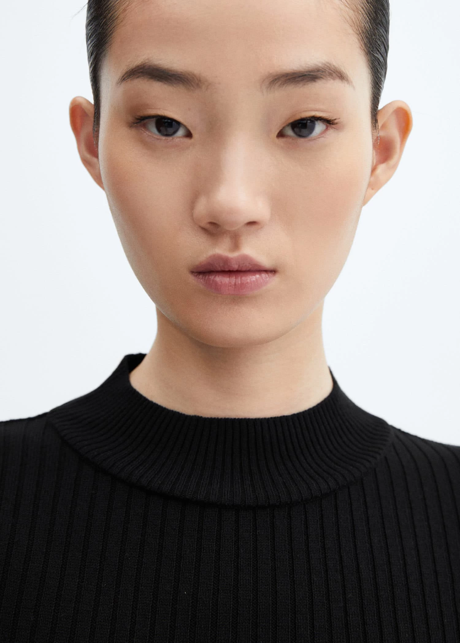 Robe Maille Côtelée Ouvertures 4 Robe Maille Côtelée Ouvertures – Image 4