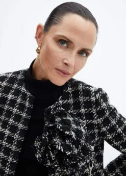 Veste Tweed Maxifleur -New Trendy Shop 57018279 99 D1