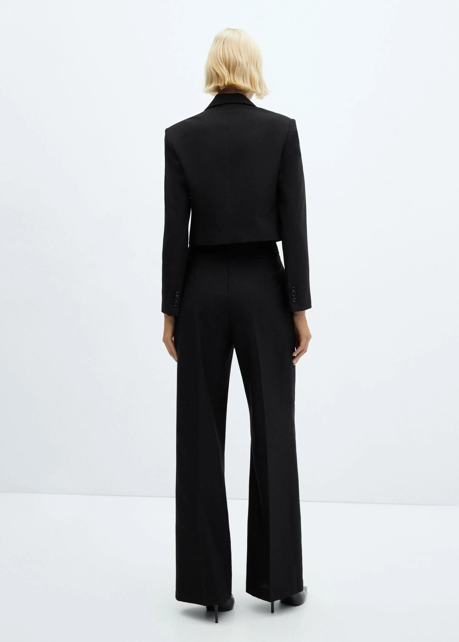 Veste Crop Boutons 3 Veste Crop Boutons – Image 3