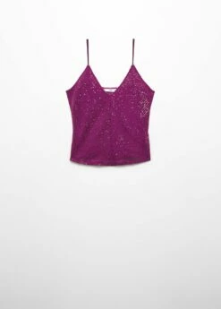 Top Bretelles à Sequins -New Trendy Shop 57019101 65 B