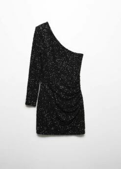 Robe Asymétrique Sequins -New Trendy Shop 57019106 99 B