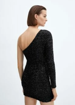 Robe Asymétrique Sequins -New Trendy Shop 57019106 99 R