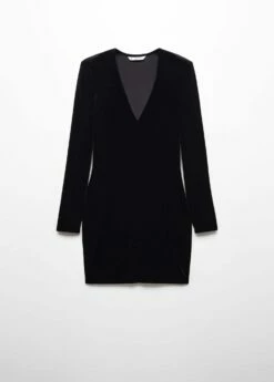 Robe Velours épaulettes -New Trendy Shop 57019111 99 B