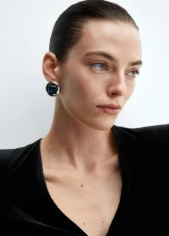 Robe Velours épaulettes -New Trendy Shop 57019111 99 D1