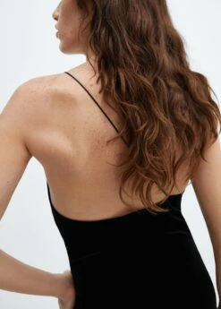 Robe Asymétrique Velours -New Trendy Shop 57019114 99 D6