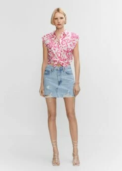 Chemise Imprimée Nœud 19 Chemise Imprimée Nœud -New Trendy Shop 57020215 88 99999999 01