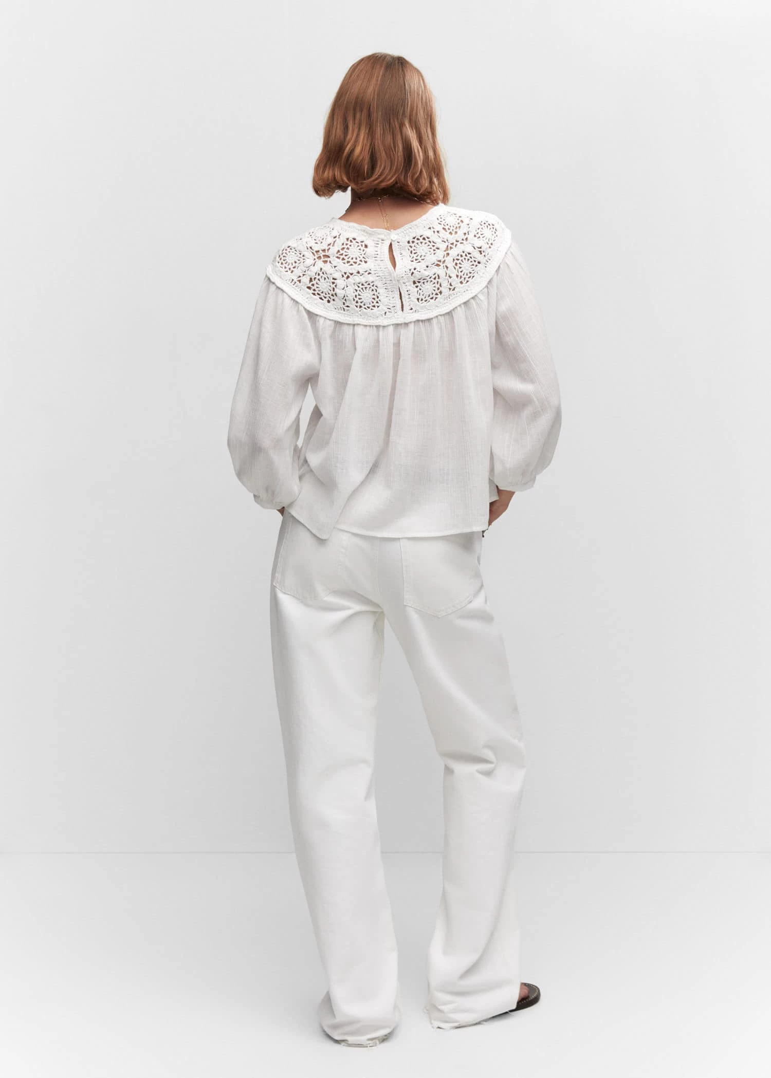 Blouse Empiècement Crochet 3 Blouse Empiècement Crochet – Image 3