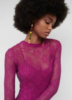 Robe Brodée Semi-transparente -New Trendy Shop 57020251 88 D1