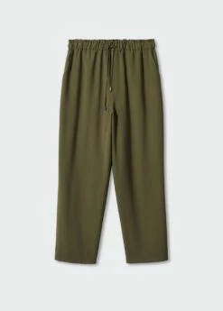 Pantalon Droit Fluide Nœud 38 Pantalon Droit Fluide Nœud -New Trendy Shop 57021176 37 B