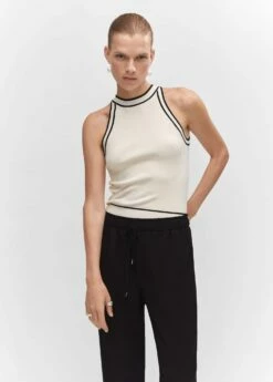 Pantalon Droit Fluide Nœud 23 Pantalon Droit Fluide Nœud -New Trendy Shop 57021176 99 D1