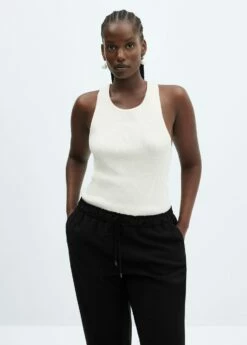 Pantalon Droit Fluide Nœud 27 Pantalon Droit Fluide Nœud -New Trendy Shop 57021176 99 D5