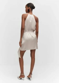 Robe Satinée Emmanchures Américaines -New Trendy Shop 57022884 90 R