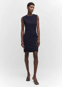 Robe Sans Manches Maille Point De Rome -New Trendy Shop 57022886 69 99999999 01