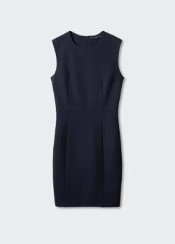 Robe Sans Manches Maille Point De Rome -New Trendy Shop 57022886 69 B