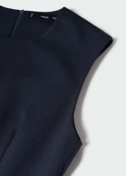 Robe Sans Manches Maille Point De Rome -New Trendy Shop 57022886 69 D8