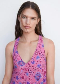 Robe Fleurie Col V -New Trendy Shop 57022890 85 D1