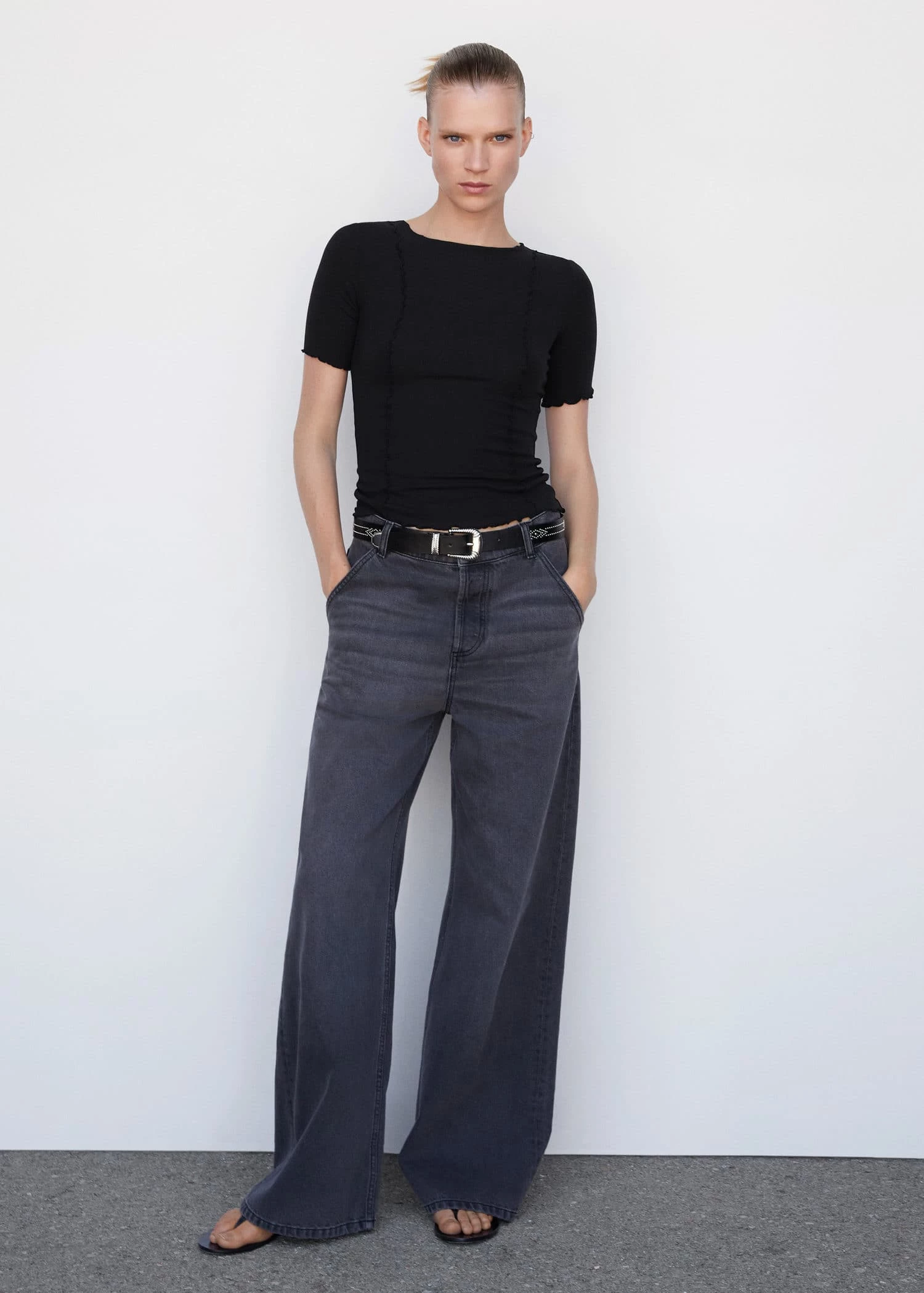 T-shirt Coutures Décoratives 8 T-shirt Coutures Décoratives – Image 8