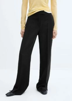 Pantalon Wideleg Taille Basse -New Trendy Shop 57023805 99