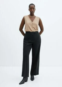 Pantalon Wideleg Taille Basse -New Trendy Shop 57023805 99 D3