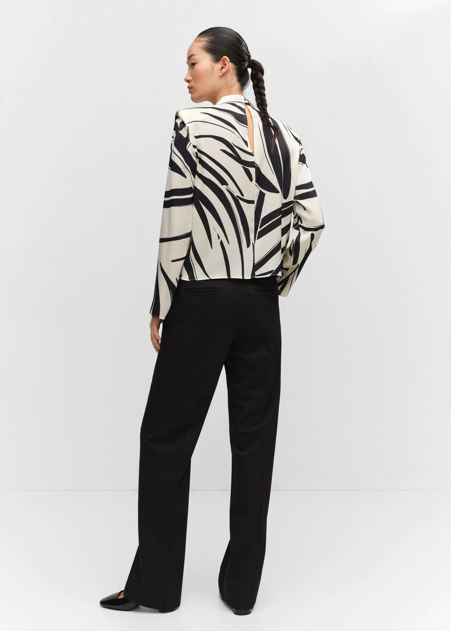 Blouse Imprimée épaulettes 3 Blouse Imprimée épaulettes – Image 3