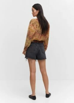 Blouse Imprimée Fermeture Nœud -New Trendy Shop 57023822 15 R